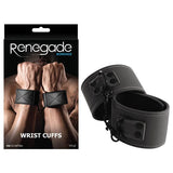 NS Novelties BONDAGE-TOYS Black Renegade Bondage - Wrist Cuffs -  Hand Restraints 657447097720
