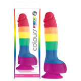 NS Novelties DONGS Colours Pride Edition - 6'' Dong - Rainbow 657447097171