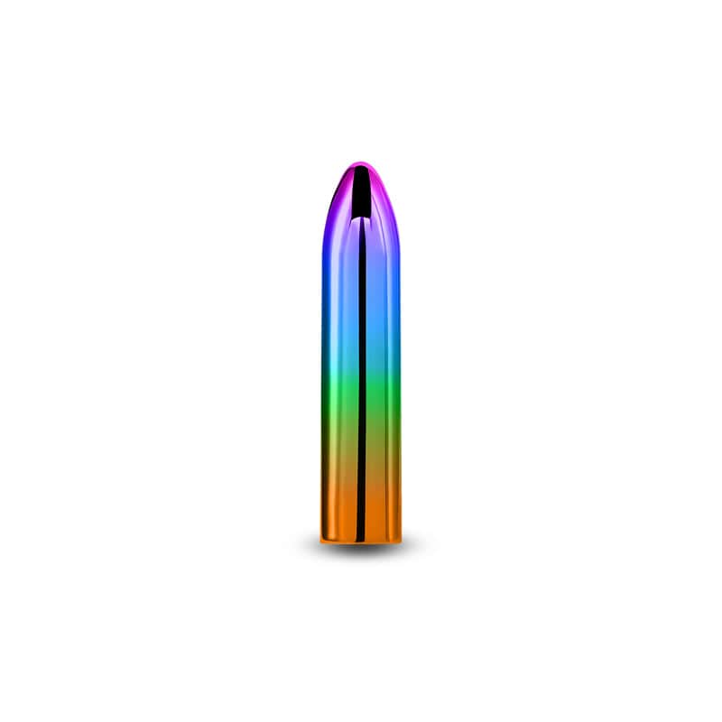 NS Novelties VIBRATORS Coloured Chroma Rainbow - Medium - Metallic 9 cm USB Mini Vibrator 657447105951