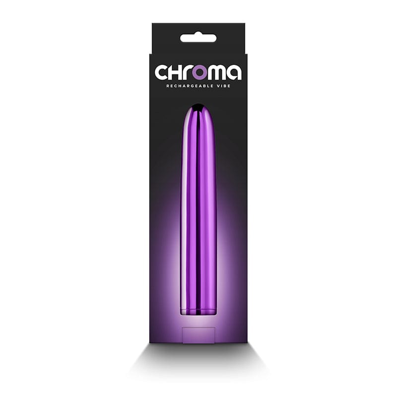 NS Novelties VIBRATORS Purple Chroma -  - Metallic  17 cm USB Rechargeable Vibrator 657447105807