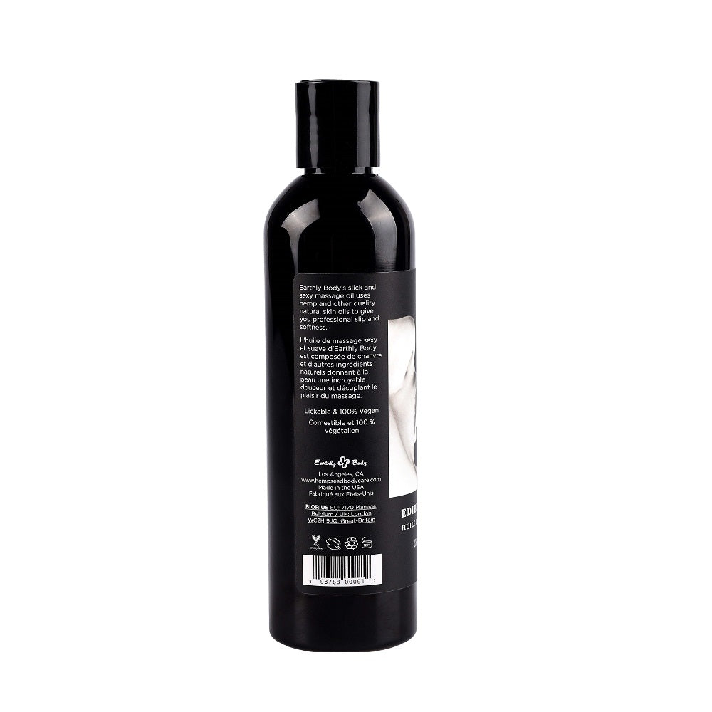 Edible Massage Oil Juicy Watermelon Flavored 237ml Bottle