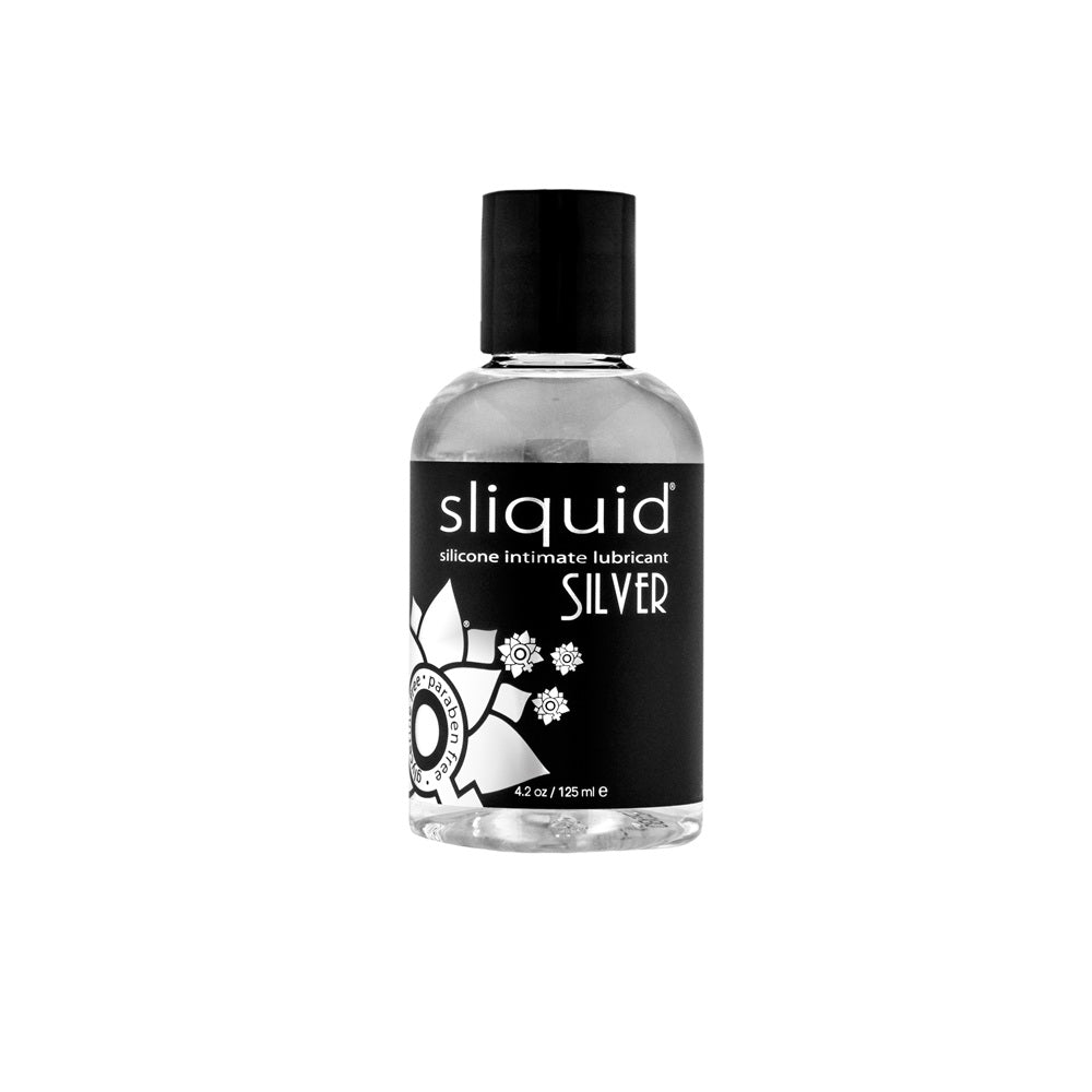 Sliquid Naturals Silver (125ml) – Ultra-Concentrated Waterproof Silicone Lubricant Default Title > Lube > Silicone