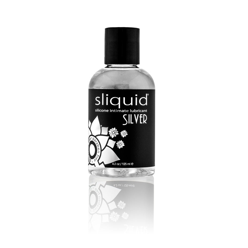 Sliquid Naturals Silver (125ml) – Ultra-Concentrated Waterproof Silicone Lubricant > Lube > Silicone