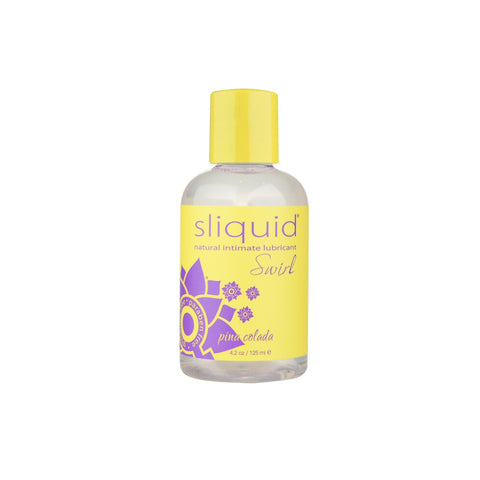 Sliquid Naturals Swirl Pina Colada Flavored Water-Based Lubricant Flavoured Lube