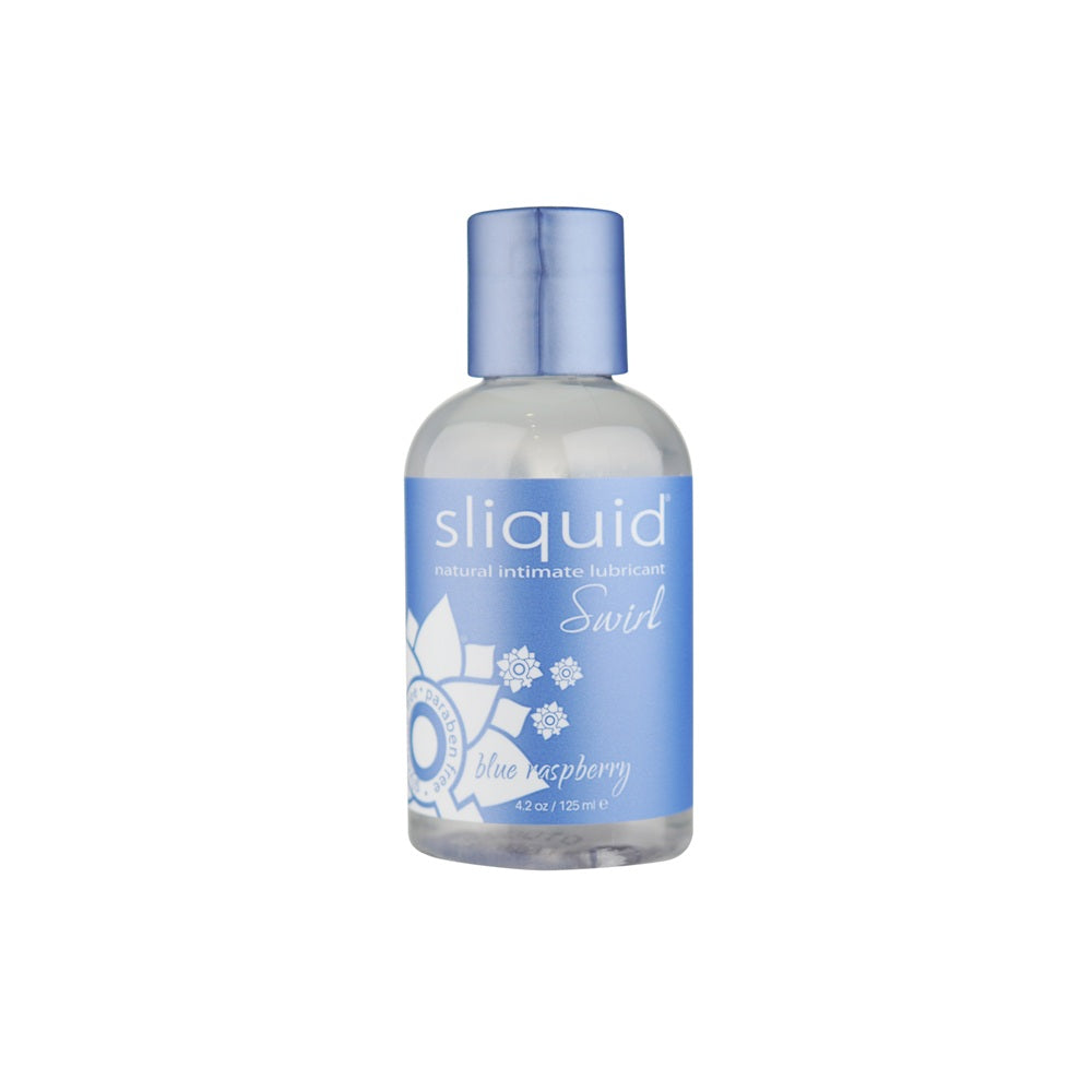 Sliquid Naturals Swirl (Blue Raspberry) – 125ml Vegan Flavored Lubricant > Lube > Flavoured