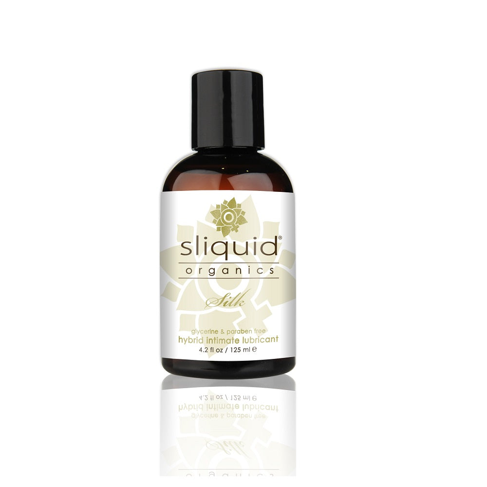 Sliquid Organics Silk Hybrid Lubricant (125ml) – Water and Silicone Based Personal Lubricant > Lube > Hybrid
