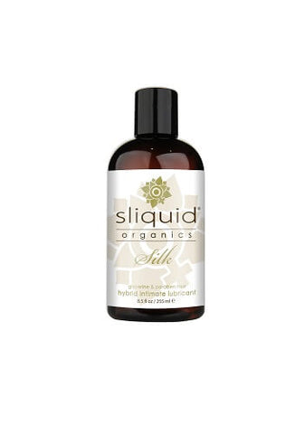 Sliquid Organics Silk Hybrid Lubricant (255ml) – Water and Silicone-Based Personal Lubricant > Lube > Hybrid