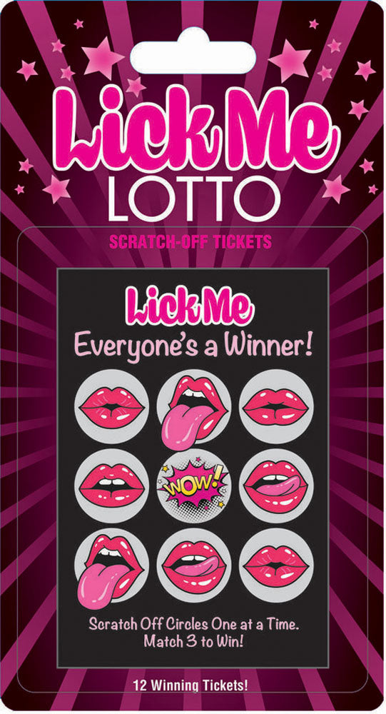 Lick Me Lotto Naughty Scratcher – Erotic Game Sex Toy Default Title Gag Gifts & Novelties