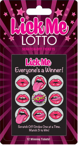 Lick Me Lotto Naughty Scratcher – Erotic Game Sex Toy Default Title Gag Gifts & Novelties