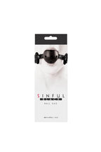Sinful Ball Gag with Adjustable Strap – Comfortable Fit Silicone Ball Gag > Bondage Gear > Gags and Bits