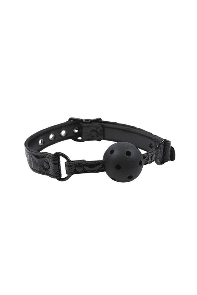 Sinful Ball Gag with Adjustable Strap – Comfortable Fit Silicone Ball Gag > Bondage Gear > Gags and Bits