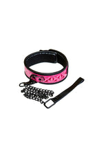 Sinful Collar (Pink) – Adjustable Vinyl Bondage Collar > Bondage Gear > Collars & Leashes