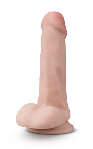 Dr Skin Plus 6 Inch Posable Realistic Dildo with Balls Vanilla Dongs Realistic