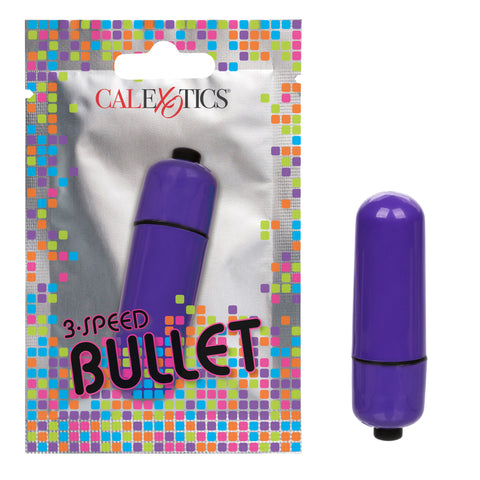 Blue 3-Speed Bullet Vibrator Travel Size With Smooth ABS Shell BULLETS & EGGS
