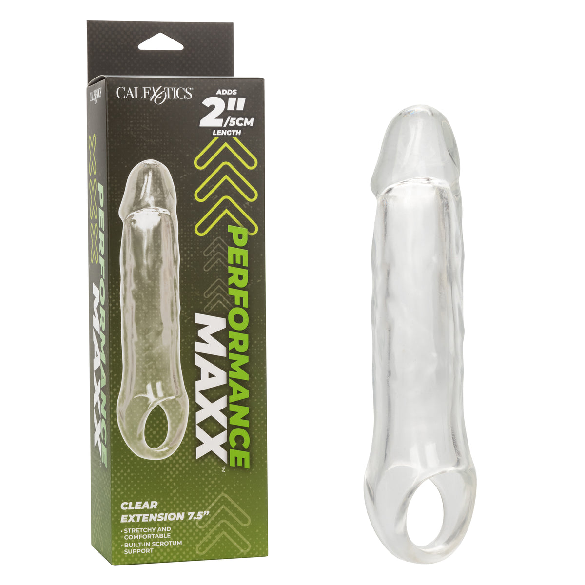 CalExotics Performance Maxx Clear Extension 7.5 Inches – Clear Penis Extension > Sex Toys For Men > Penis Sleeves
