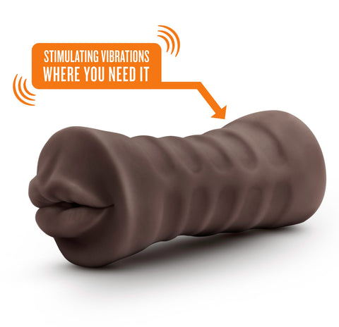 Enlust Krystal (Brown) – Luxurious Vibrating Male Stroker Masturbation Aids for Males