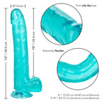 Size Queen 10 Inch Realistic Blue Dildo > Dildos > Large Dildos