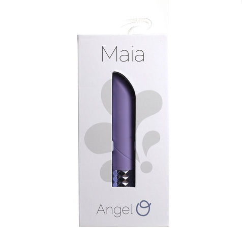 Angel Crystal Gems Purple Bullet Vibrator with 25 Functions BULLETS