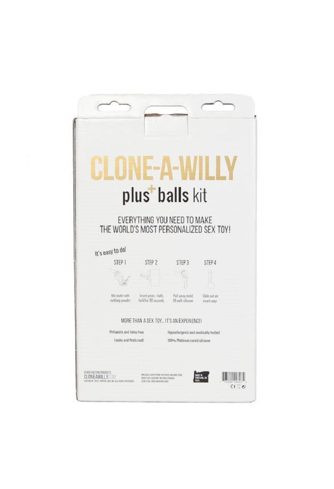 Clone a Willy Plus Balls Kit Light Skin Tone > Realistic Dildos and Vibes > Mould your own kits