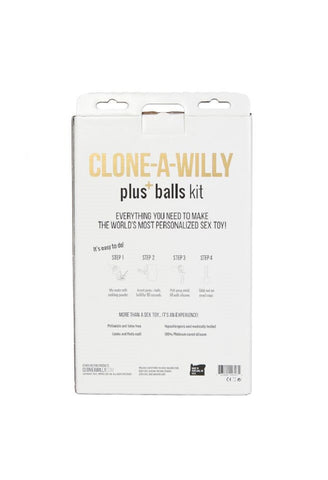 Clone a Willy Plus Balls Kit Light Skin Tone > Realistic Dildos and Vibes > Mould your own kits