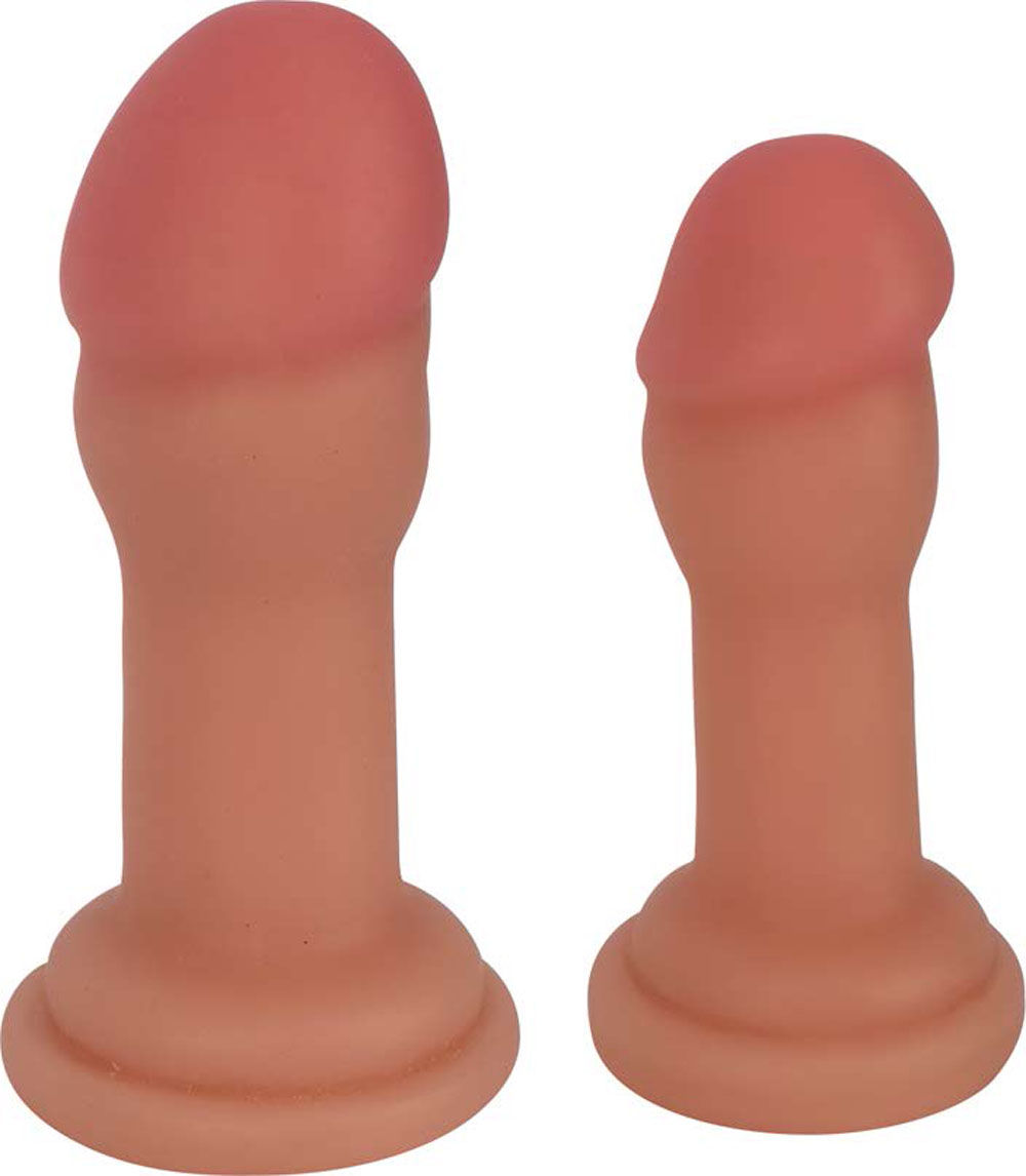 Jock Anal Plug Duo Vanilla Set - Smooth Adult Intimacy Toy > Anal Range > Butt Plug Kits