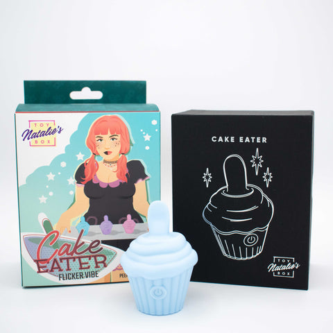 Like A Kitten Cake Eater Blue Clit Flicker Stimulator Toy Finger Stimulator