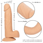 CalExotics Size Queen 6 Inch Realistic Adult Dildo Ivory > Dildos > Realistic Dildos