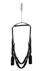 Lux Fetish Fantasy Swing Adjustable Black Bedroom Restraint > Sex Toys > Swings & Slings
