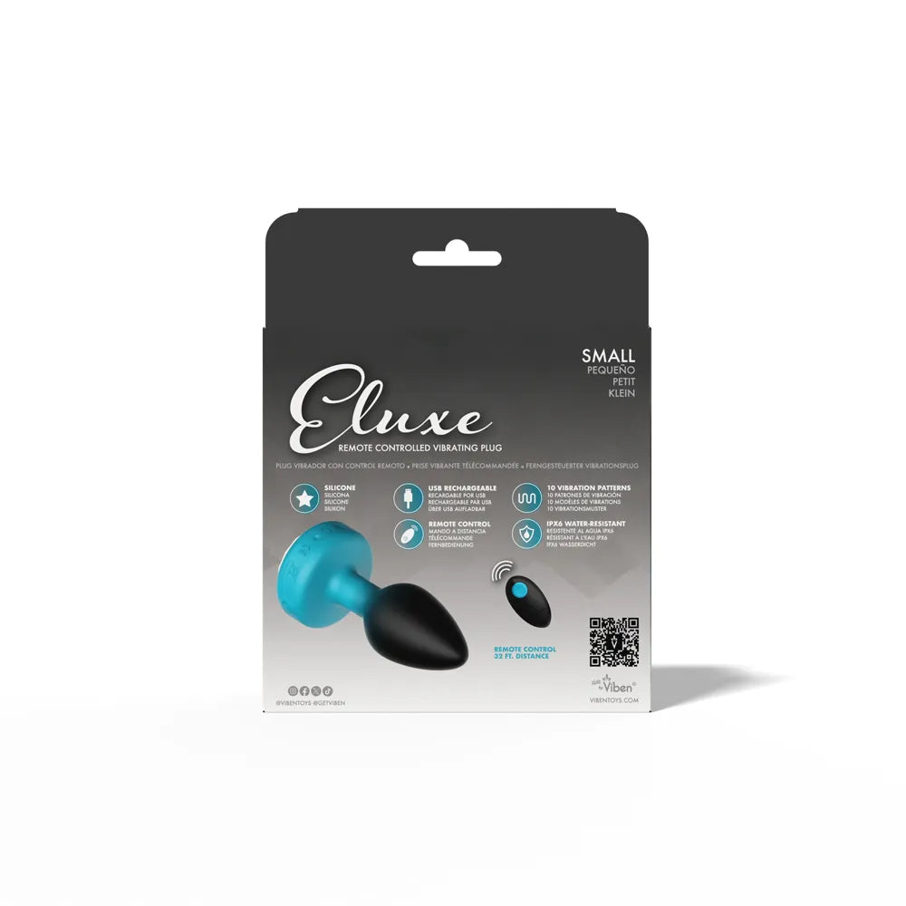 Cheeky Charms Eluxe Vibrating Silicone Anal Plug – 3.5 Inch > Anal Range > Vibrating Butt Plugs