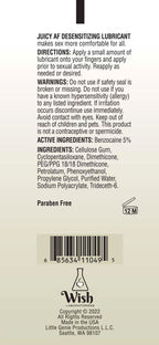 Juicy AF Desensitizing Gel 59ml Tube > Essentials > Mens Enhancers