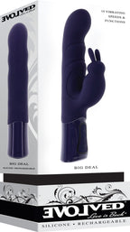 Evolved Big Deal 25.7 cm Rabbit Vibrator Purple > Vibrators > Ladies > Rabbit