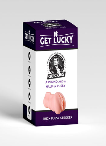 Quickies Thick Pussy Stroker – Ultra-Soft Realistic Textured Sleeve Masturbator Beige > Sex Toys For Men > Masturbators > Manual