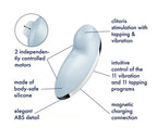 Tap and Climax 2 Silicone Clitoral Vibrator – Rechargeable Body-Safe Silicone Vibrator > Sex Toys For Ladies > Clitoral Vibrators and Stimulators