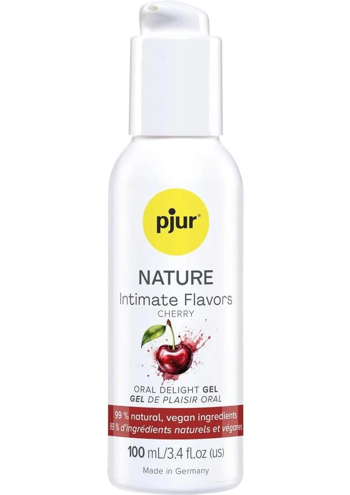 Pjur Nature Intimate Flavors Cherry Oral Gel 100ml > Lube > Oral Gels & Sprays