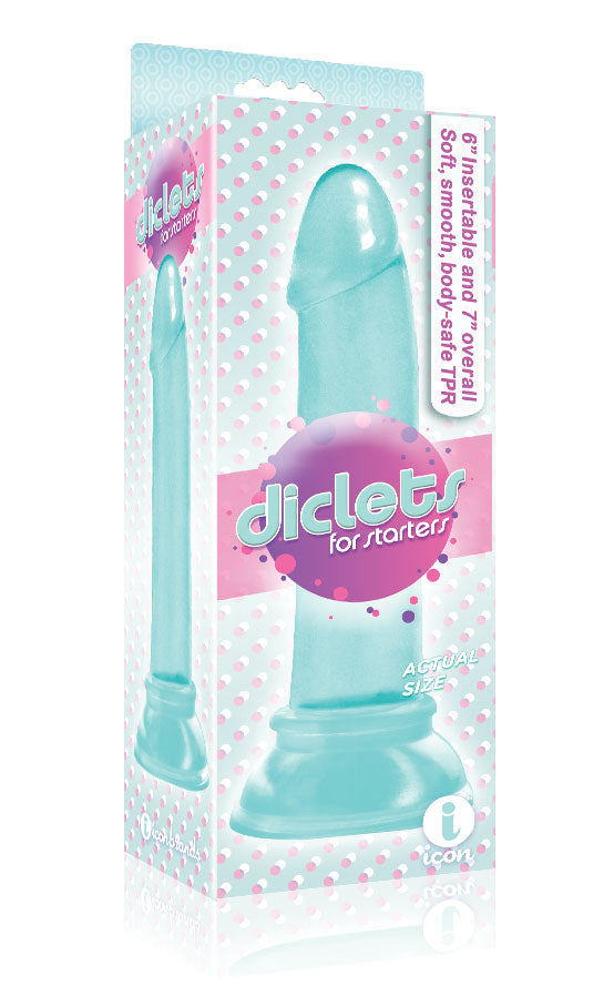 The 9's Diclets Aqua – Bendable Suction Cup Dildo Aqua DONGS