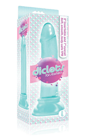 The 9's Diclets Aqua – Bendable Suction Cup Dildo Aqua DONGS