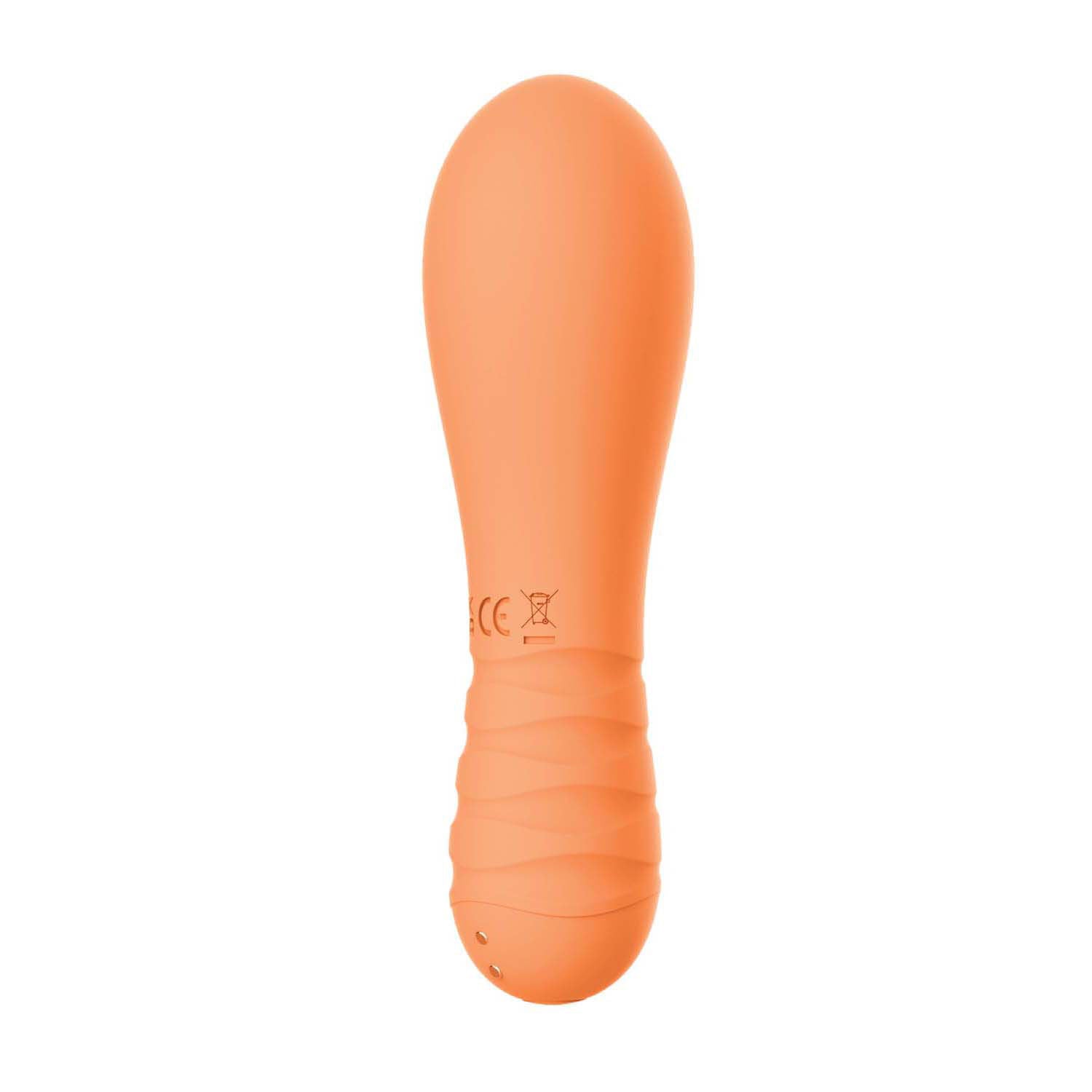 Nasstoys Orange Glaze – Vibrant Silicone Bullet Vibrator With Textured Handle BULLETS