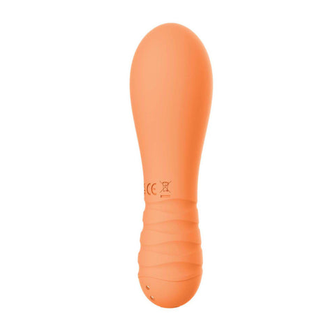 Nasstoys Orange Glaze – Vibrant Silicone Bullet Vibrator With Textured Handle BULLETS