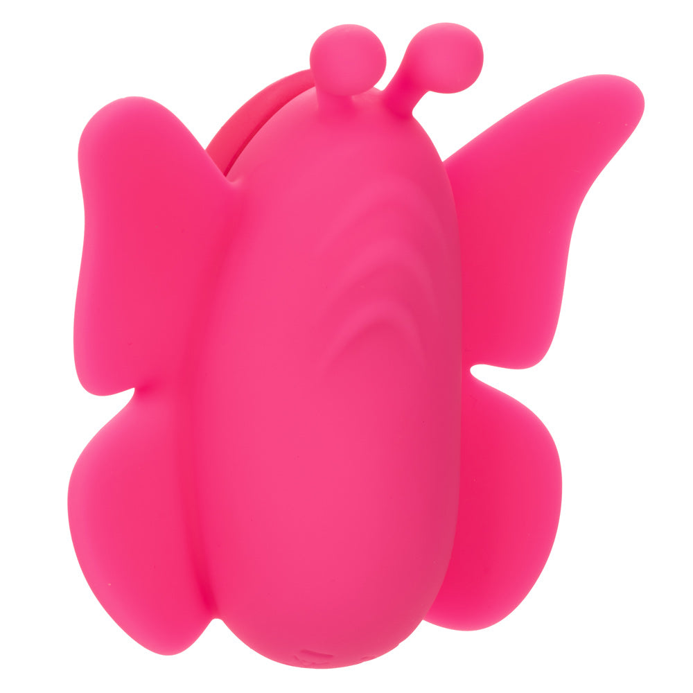 Neon Vibes The Flutter Vibe Pink Butterfly Panty Vibe with 10 Functions USB Rechargeable Silicone Waterproof Panty Vibrators
