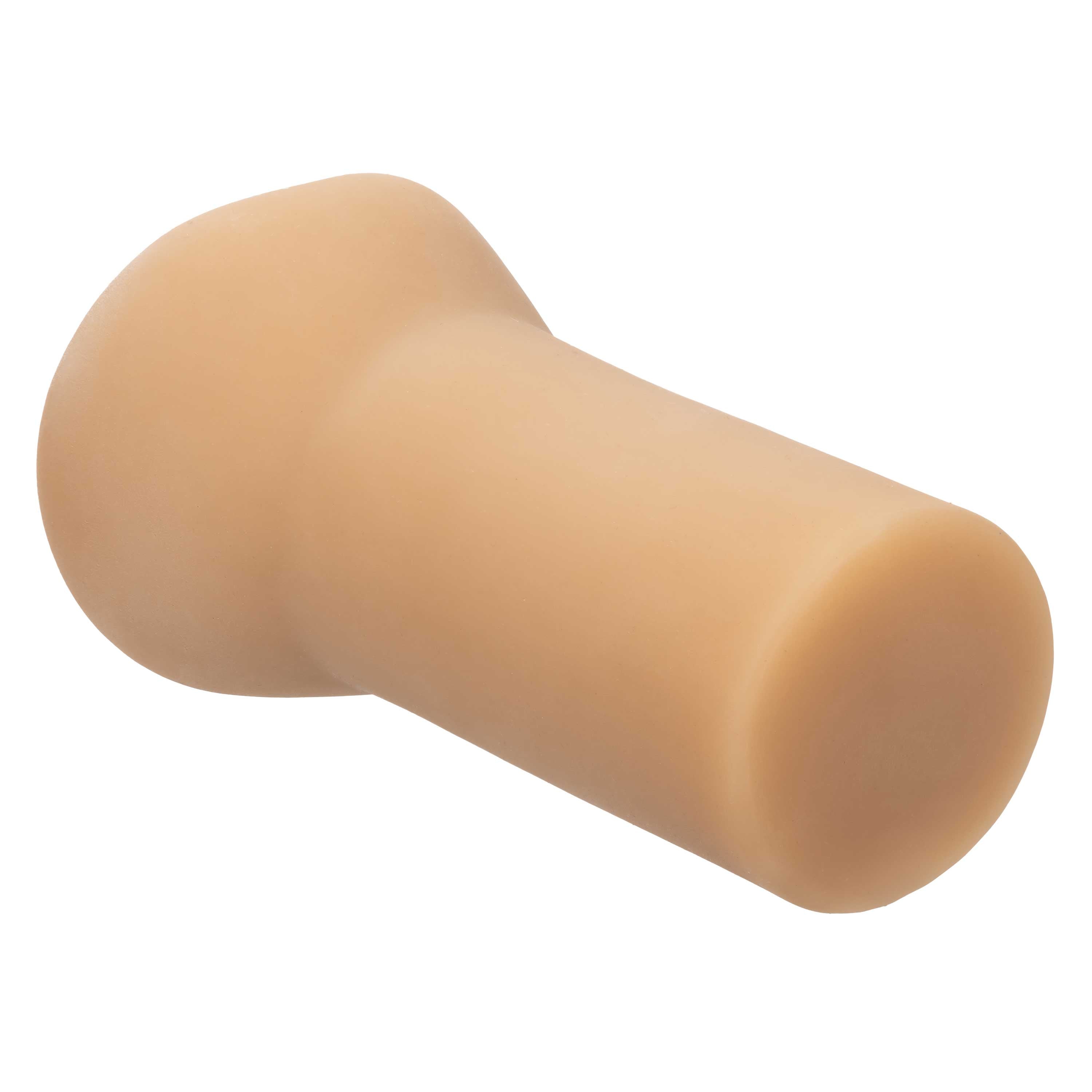 Cheap Thrills The Leather Daddy Stroker 5.5 Inch Flesh Tone with Pure Skin Material Strokers - Manual