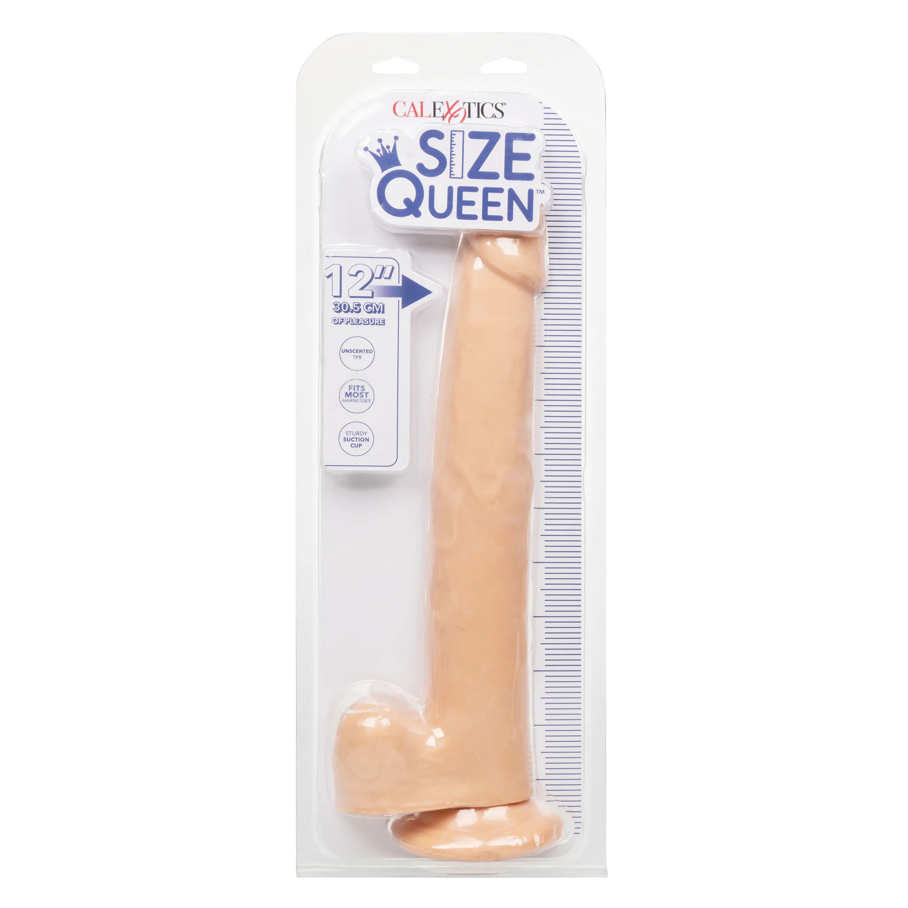 Size Queen 12 Inch Realistic Dildo – Firm 30.5 Cm Dildo > Dildos > Large Dildos