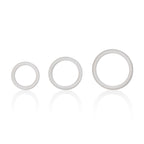 CalExotics Silicone Support Rings Set – Stretchy Comfortable Black Cock Rings > Cock Ring > Sets