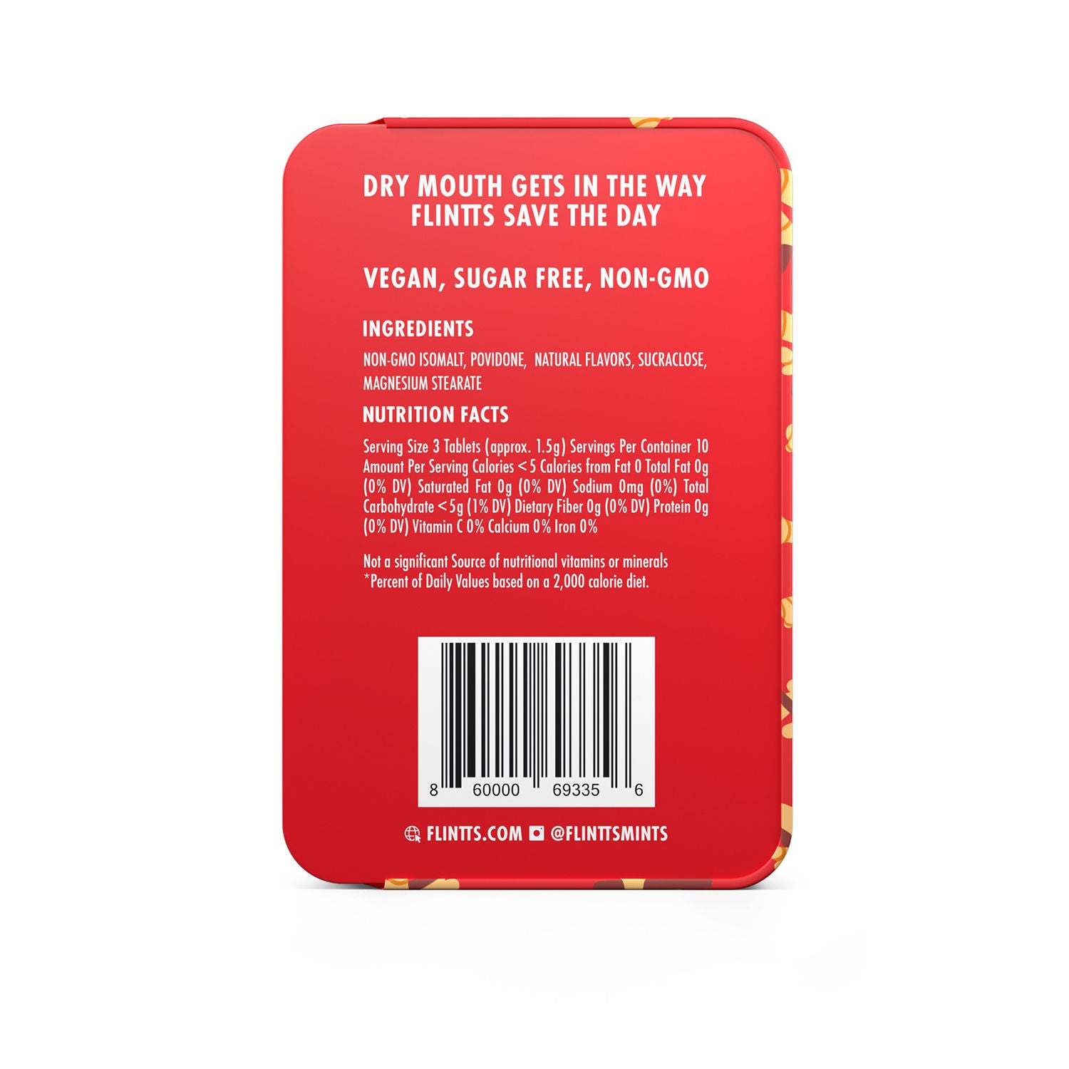 Flintts Cinnamon Ginger Mouth Watering Mints for Adults Oral Gels & Sprays