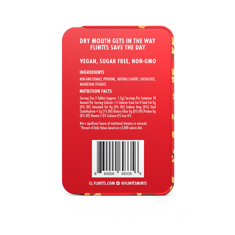 Flintts Cinnamon Ginger Mouth Watering Mints for Adults Oral Gels & Sprays