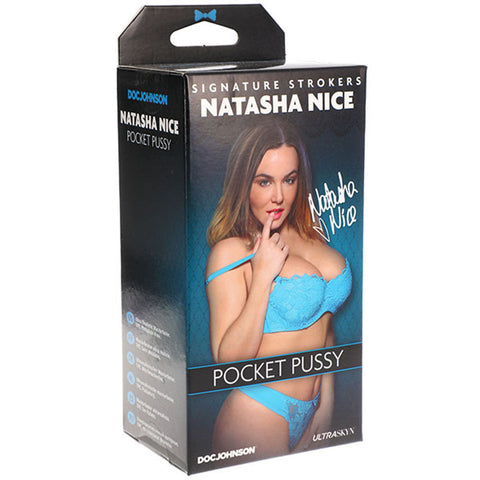 Natasha Nice Signature Stroker Ultraskyn Pocket Pussy Toy