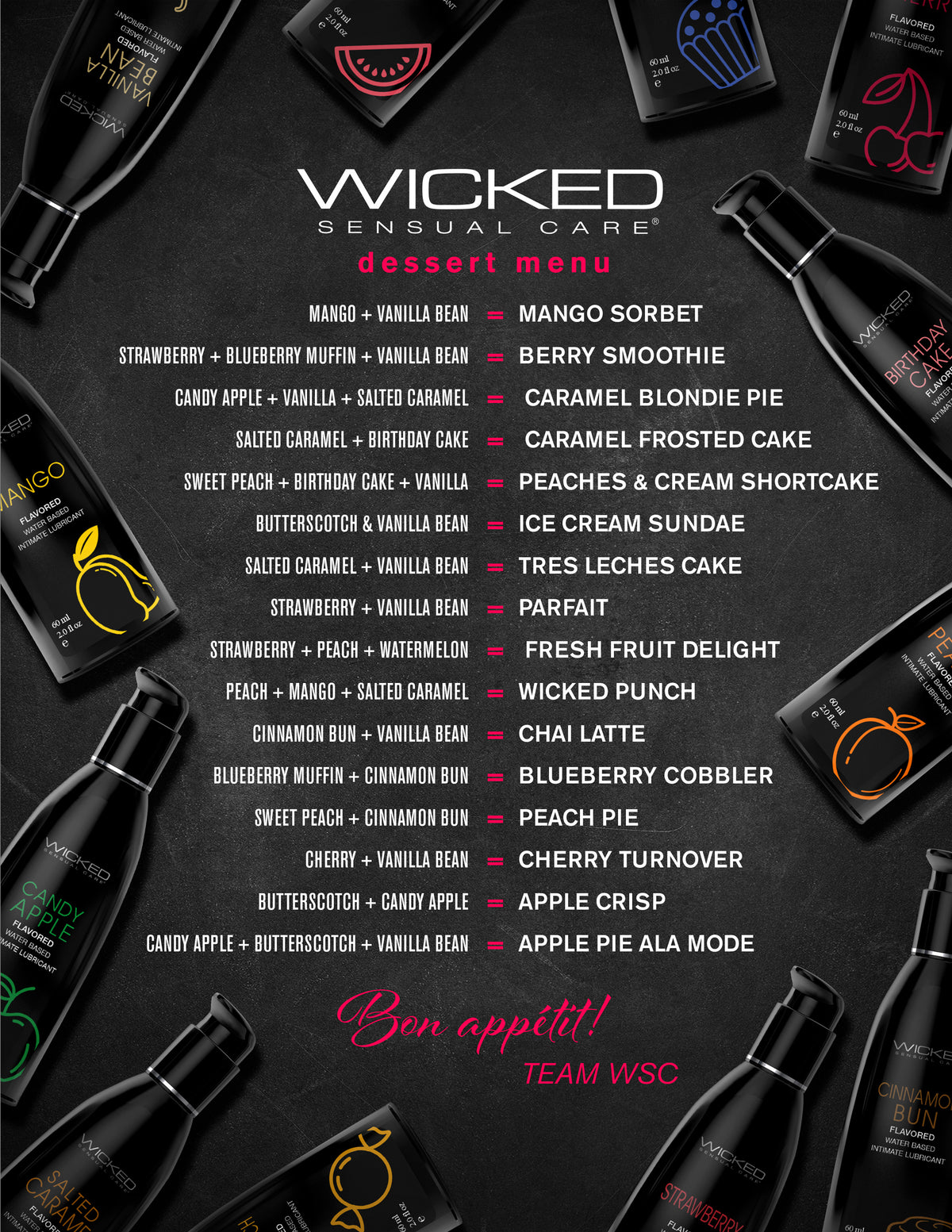 Wicked Aqua Vanilla Bean Water Based Lubricant 120ml (4 oz) > Lube > Flavoured