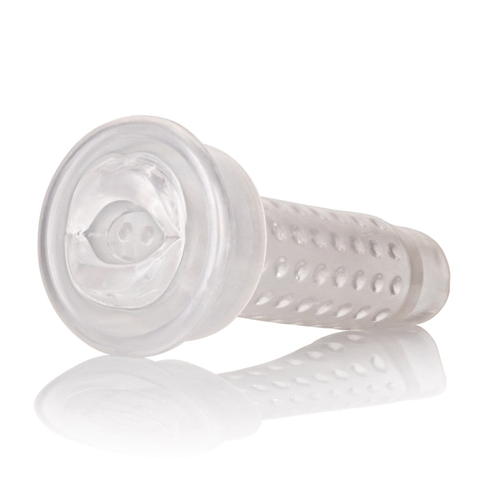 Optimum Series Stroker Pump Sleeve Mouth Transparent - Fits up to 4" Diameter Cylinders Secondary image