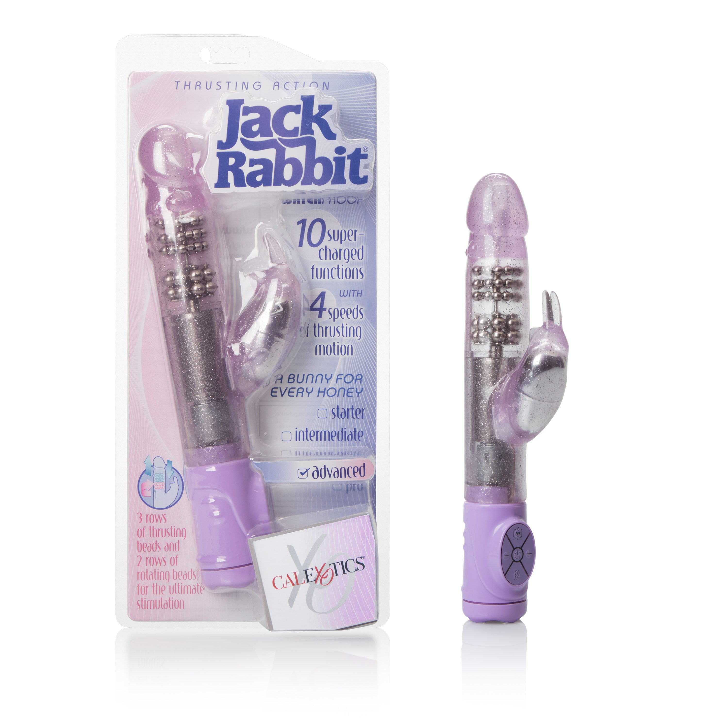 Thrusting Jack Rabbit Purple VIBRATORS-RABBIT-MULTI