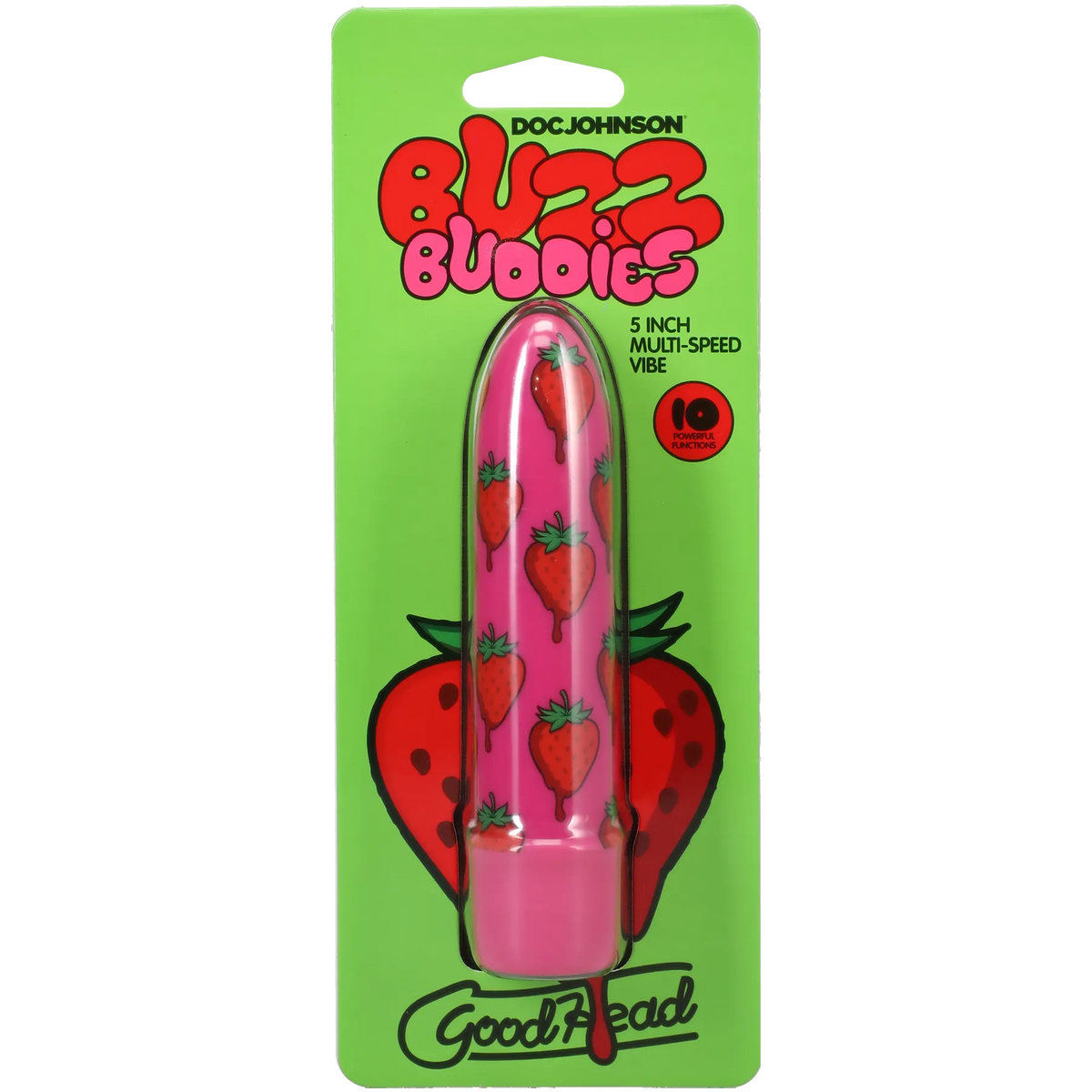 Goodhead Buzz Buddies – Waterproof Multi-Speed 5 Inch Vibrator Magenta > Vibrators > Mini Vibrators