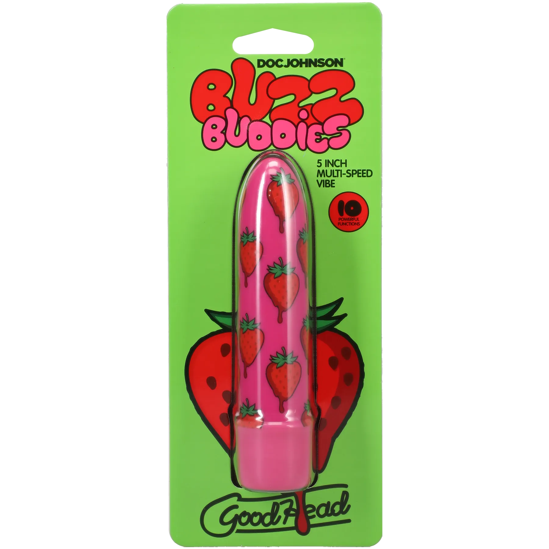 Goodhead Buzz Buddies – Waterproof Multi-Speed 5 Inch Vibrator Magenta > Vibrators > Mini Vibrators